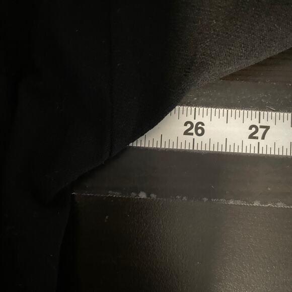 Eileen Fisher Womens Long Blazer Size Medium Black Viscose Stretch Open Normcore - Picture 5 of 7